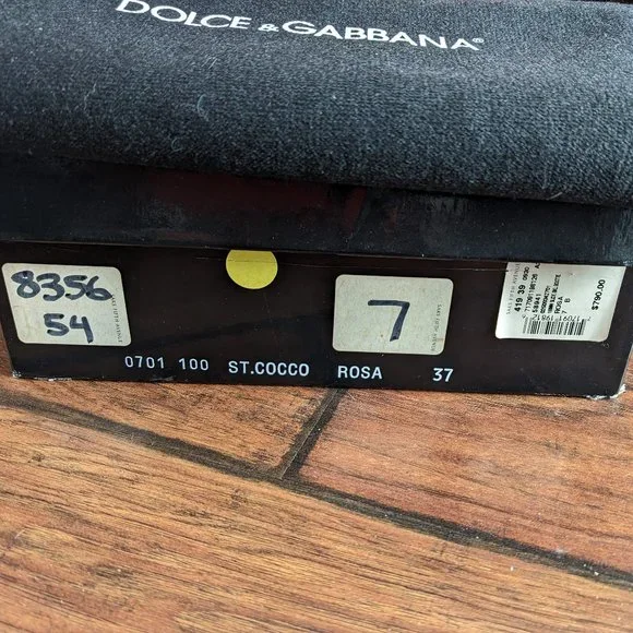 Dolce & Gabbana Rosa Croc Patent Leather Bootie - Picture 11 of 11